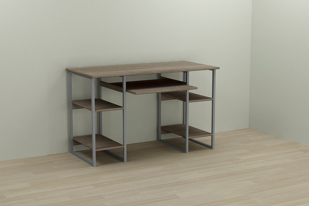 Компьютерный стол Ferrum-decor Тим 75x140x70 серый ДСП Дуб Сонома Труфель 16мм
Компьютерный стол Ferrum-decor Тим 75x140x70 серый ДСП Дуб Сонома Труфель 16мм