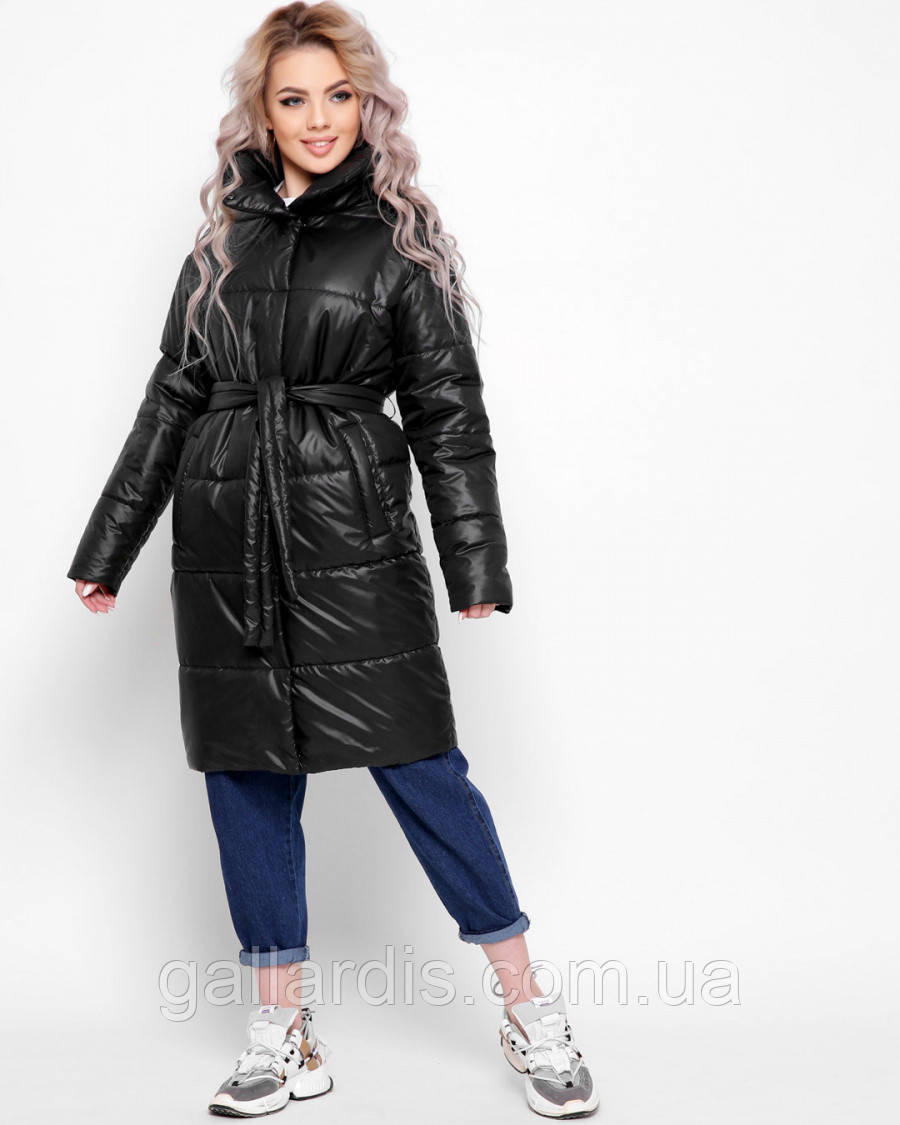 Стильная женская удлиненная куртка-пальто с поясом Miranda разные цвета 42, 44, 46, 48 Черный
Стильная женская удлиненная куртка-пальто с поясом Miranda разные цвета 42, 44, 46, 48 Черный