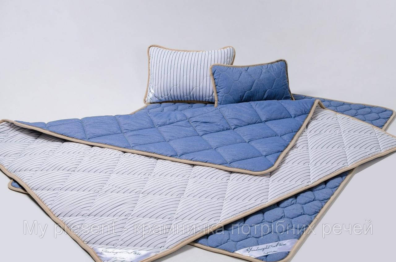 Комплект Goodnight.Store (Max): Ковдра 140х100 + Наматрасник 70х140 + Подушка 40х40 Дитячий колір Синій /
Комплект Goodnight.Store (Max): Ковдра 140х100 + Наматрасник 70х140 + Подушка 40х40 Дитячий колір Синій /