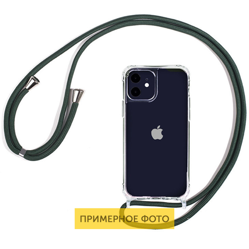 Чехол TPU Crossbody Transparent для Apple iPhone X / XS (5.8") Зеленый / Forest green
Чехол TPU Crossbody Transparent для Apple iPhone X / XS (5.8") Зеленый / Forest green