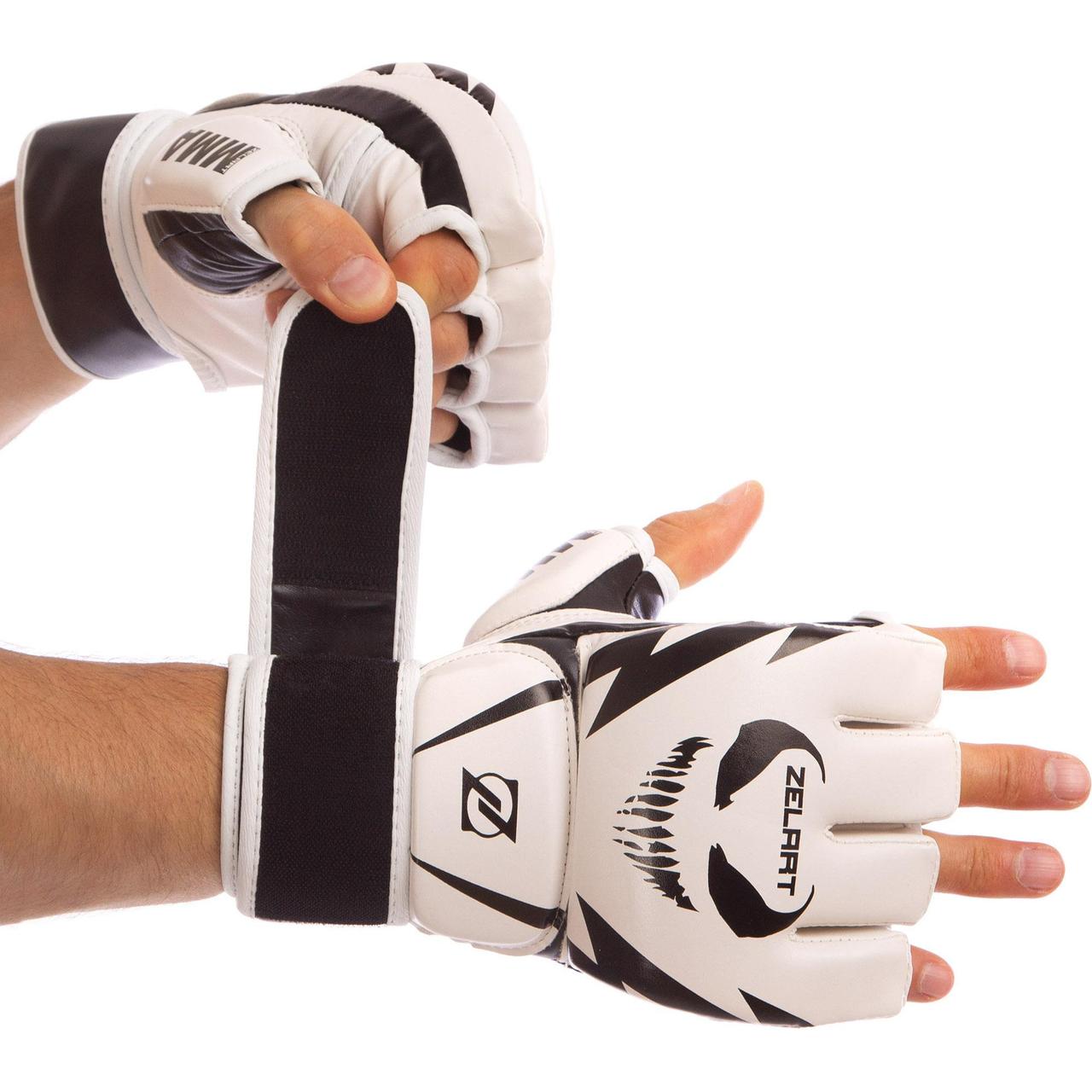 Перчатки для смешанных единоборств MMA PU ZELART BO-1374 (р-р S-XL, цвета в ассортименте)
Перчатки для смешанных единоборств MMA PU ZELART BO-1374 (р-р S-XL, цвета в ассортименте)