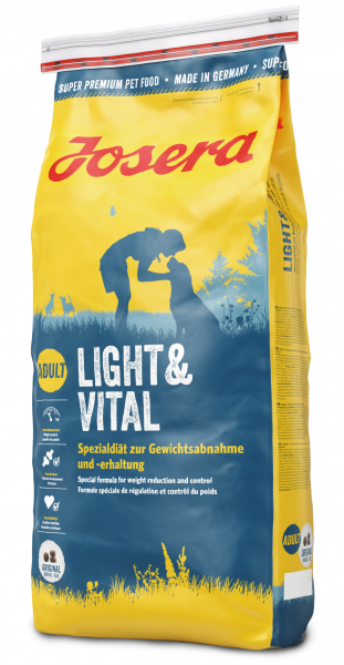 Сухой корм Josera LIGHT & VITAL для взрослых собак с проблемами лишнего веса, 15 кг
Сухой корм Josera LIGHT & VITAL для взрослых собак с проблемами лишнего веса, 15 кг