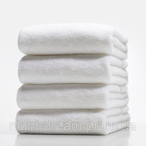 Белое махровое полотенце 50х90 LOTUS  отель VAROL