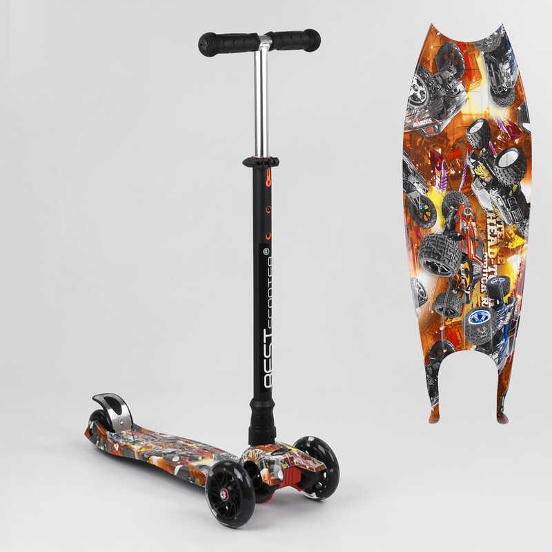 Самокат 779-1537 MAXI "Best Scooter" (1) пластмассовый, 4 колеса PU, СВЕТ, трубка руля алюминиевая, d=12см, в
Самокат 779-1537 MAXI "Best Scooter" (1) пластмассовый, 4 колеса PU, СВЕТ, трубка руля алюминиевая, d=12см, в