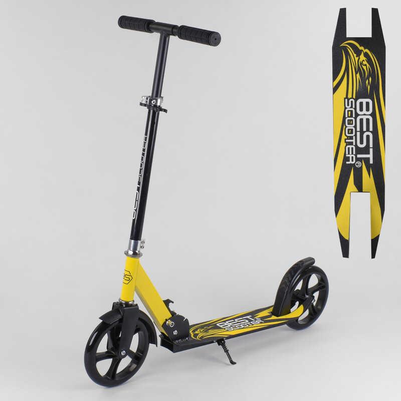 Самокат двухколесный "Best Scooter" ЖЕЛТЫЙ, цветные колеса PU 20 см, зажим руля, длина доски 53 см, в кор. /4
Самокат двухколесный "Best Scooter" ЖЕЛТЫЙ, цветные колеса PU 20 см, зажим руля, длина доски 53 см, в кор. /4