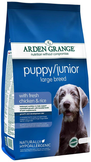 Сухой корм для собак Arden Grange Puppy Junior Large Breed для щенков крупных пород 6 кг
Сухой корм для собак Arden Grange Puppy Junior Large Breed для щенков крупных пород 6 кг