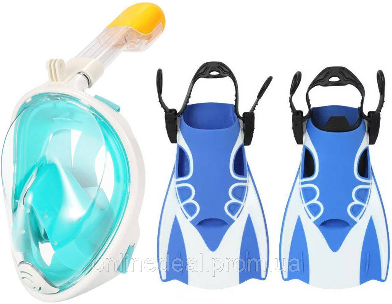 Набор для плавания 2 в 1 (маска FREE BREATH M2068G + ласты) Бирюзовая маска (размер L/XL); Ласты (размер М)
Набор для плавания 2 в 1 (маска FREE BREATH M2068G + ласты) Бирюзовая маска (размер L/XL); Ласты (размер М)