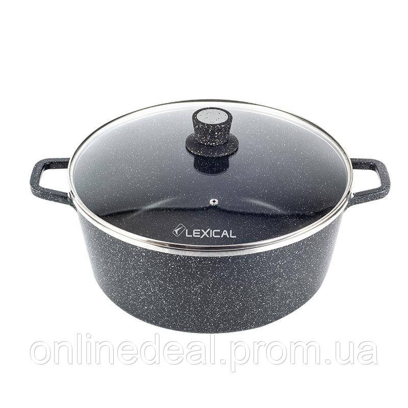 Кастрюля LEXICAL LM-010212-1 LORD Marble Casserole с антипригарным покрытием, Black, Черный
Кастрюля LEXICAL LM-010212-1 LORD Marble Casserole с антипригарным покрытием, Black, Черный