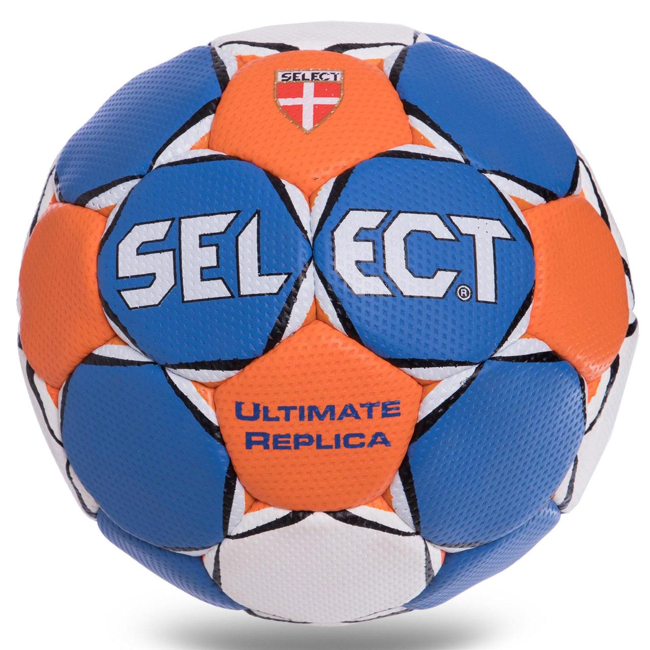 Мяч для гандбола SELECT ULTIMATE REPLICA-2 Club training (HPU 1000, р-р 2, синий-белый)
Мяч для гандбола SELECT ULTIMATE REPLICA-2 Club training (HPU 1000, р-р 2, синий-белый)