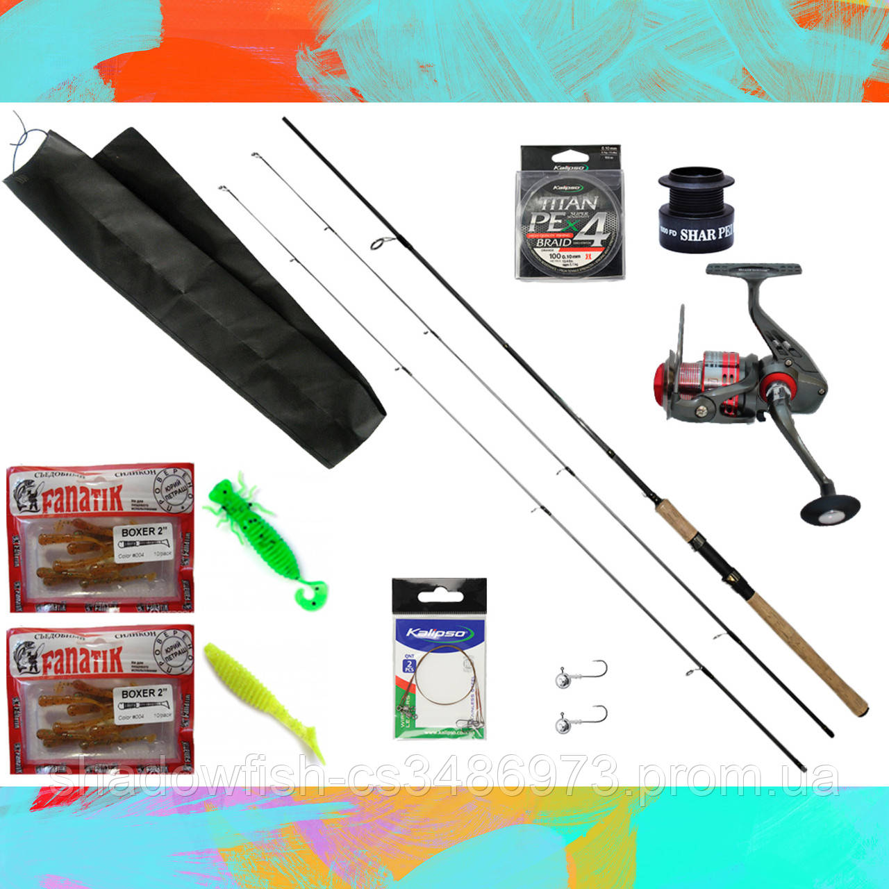Набор на Хищника с катушкой Aborigen (Bratfishing) и спиннингом Libao 2.4м. 3-12 и 5-25г., Черный
Набор на Хищника с катушкой Aborigen (Bratfishing) и спиннингом Libao 2.4м. 3-12 и 5-25г., Черный