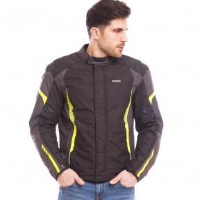 Мотокуртка текстильная с защитой NERVE MS-1189 (PL, PVC, L-3XL-44-54, цвета в ассортименте), Черный-серый-салатовый
Мотокуртка текстильная с защитой NERVE MS-1189 (PL, PVC, L-3XL-44-54, цвета в ассортименте), Черный-серый-салатовый