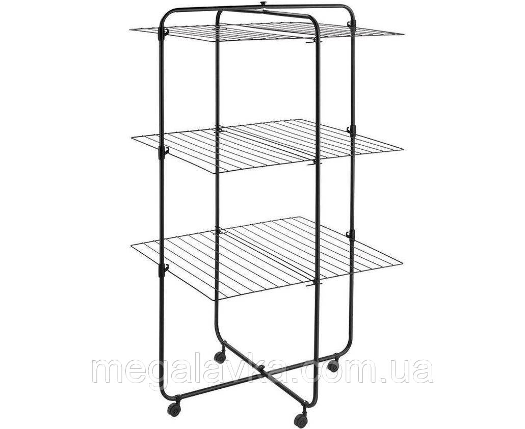 Сушилка METALTEX DIJON для белья 72x64x123 см матовое черное покрытие ONYX (407963)
Сушилка METALTEX DIJON для белья 72x64x123 см матовое черное покрытие ONYX (407963)