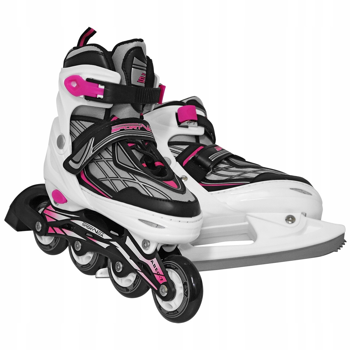 Роликовые коньки SportVida 4 в 1 SV-LG0062 Size 35-38 Black/White/Pink, Разные цвета
Роликовые коньки SportVida 4 в 1 SV-LG0062 Size 35-38 Black/White/Pink, Разные цвета