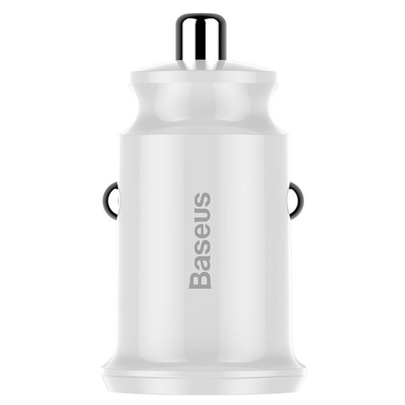АвтоЗарядка - Блок Питания в Прикуриватель Baseus Grain под USB ( 2 разъёма ) для IPhone и IPad / Android /, Белый
АвтоЗарядка - Блок Питания в Прикуриватель Baseus Grain под USB ( 2 разъёма ) для IPhone и IPad / Android /, Белый