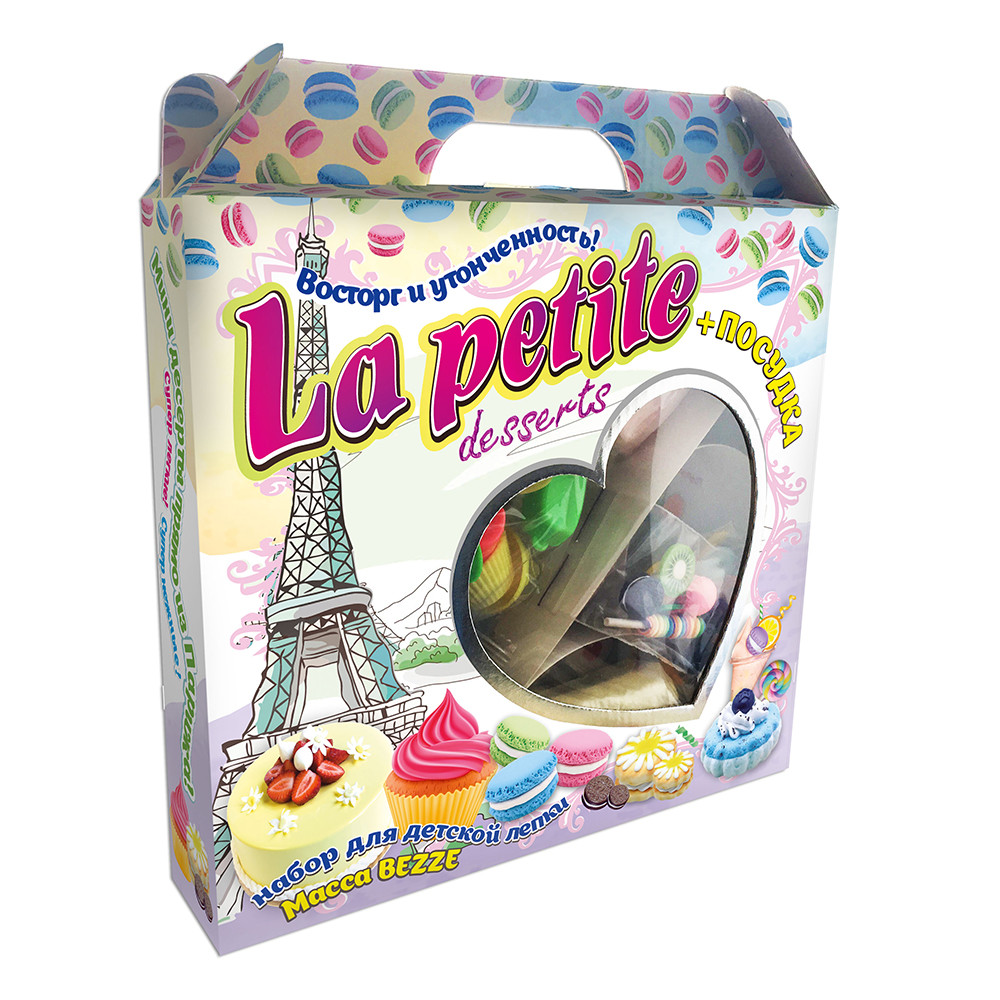 Набор для творчества тесто для лепки "La petite desserts", в кор. 27*24*5см, Украина
Набор для творчества тесто для лепки "La petite desserts", в кор. 27*24*5см, Украина