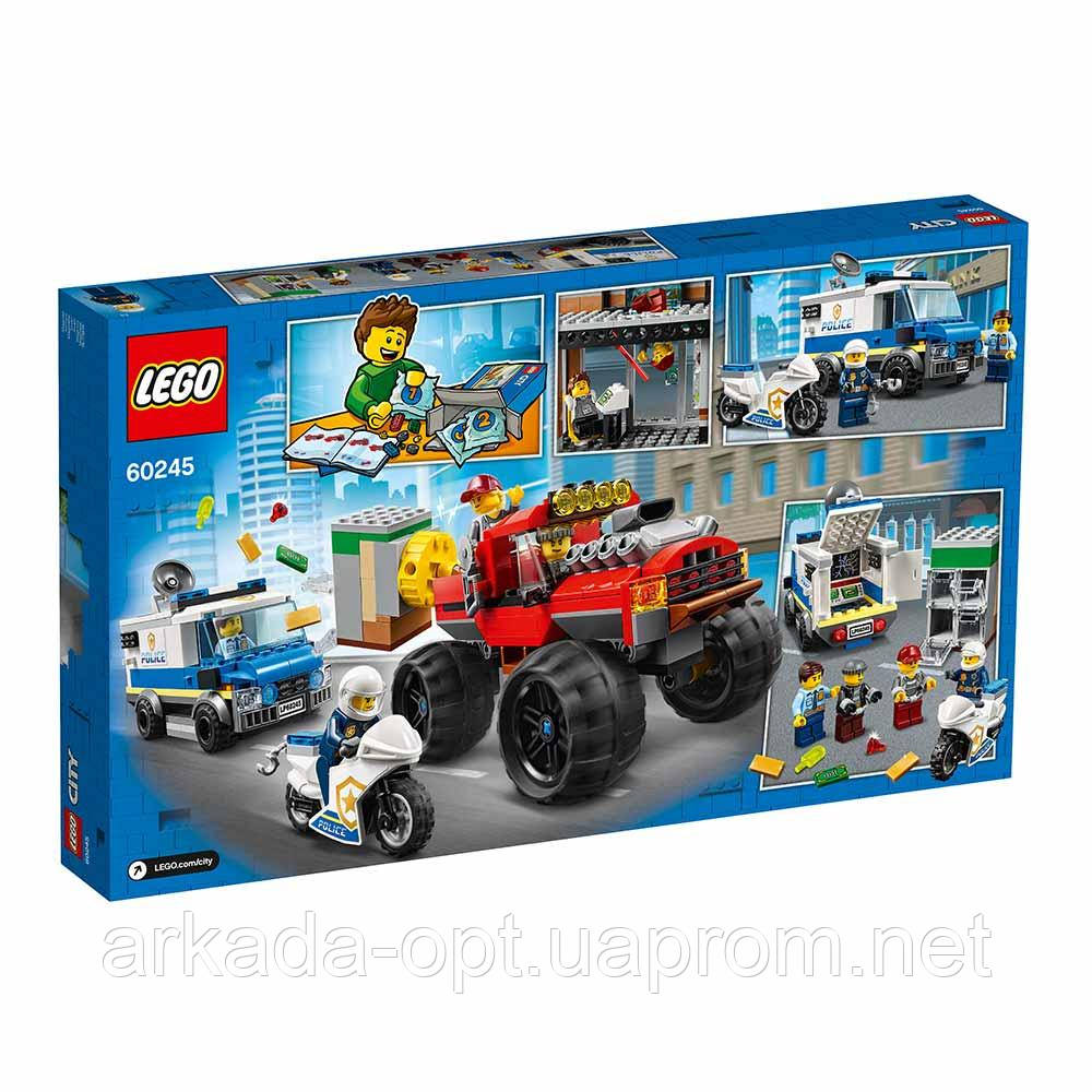 Конструктор Lego City Police Ограбление полицейского монстр трака 362 детали (60245
Конструктор Lego City Police Ограбление полицейского монстр трака 362 детали (60245