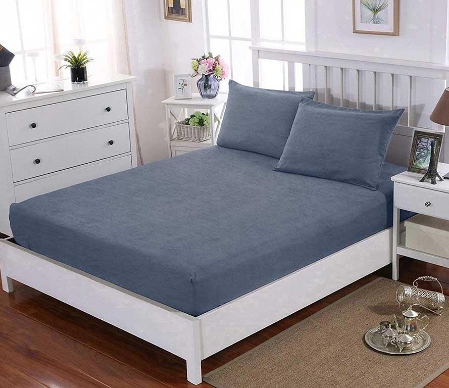 Набор простынь натяжная с наволочками Ютек Hotel Collection Cotton Melange Blue 200х200 см + 2 наволочки
Набор простынь натяжная с наволочками Ютек Hotel Collection Cotton Melange Blue 200х200 см + 2 наволочки