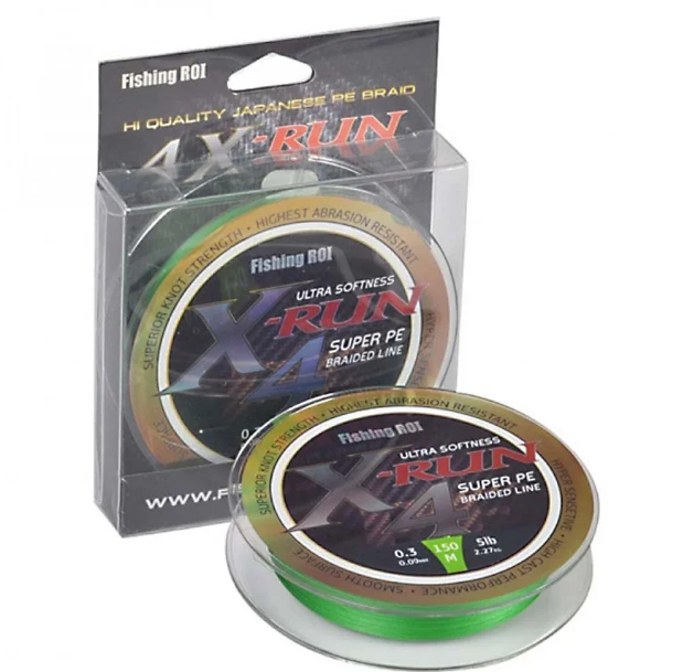 Шнур рыболовный Fishing ROI X-Run Braid 4PE 150 м 0.09 мм 2.27 кг Grass Green, Зеленый
Шнур рыболовный Fishing ROI X-Run Braid 4PE 150 м 0.09 мм 2.27 кг Grass Green, Зеленый