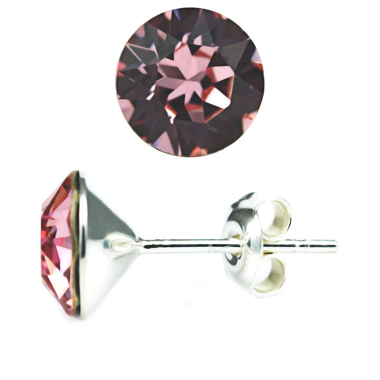 Серебряные серьги-гвоздики с Нежно Розовым кристаллом Swarovski (61624-LR), Light Rose, Swarovski
Серебряные серьги-гвоздики с Нежно Розовым кристаллом Swarovski (61624-LR), Light Rose, Swarovski