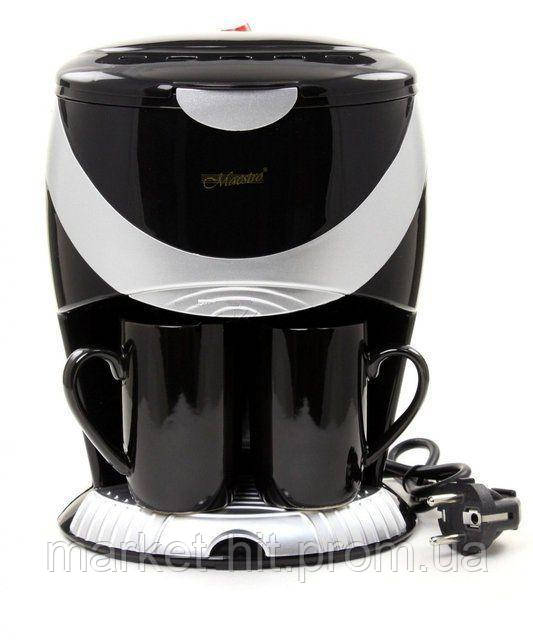 Кофеварка капельная MAESTRO MR-402 черная / кофемашина Маэстро, Маестро (600 Вт, 0.25 л)
Кофеварка капельная MAESTRO MR-402 черная / кофемашина Маэстро, Маестро (600 Вт, 0.25 л)
