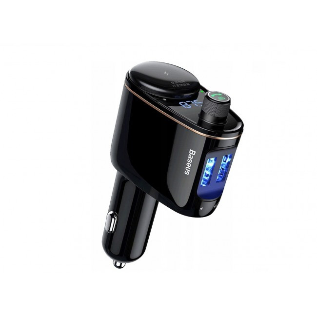FM-модулятор Baseus Locomotive (Bluetooth, MP3) c функцией зарядного устройства Black
FM-модулятор Baseus Locomotive (Bluetooth, MP3) c функцией зарядного устройства Black