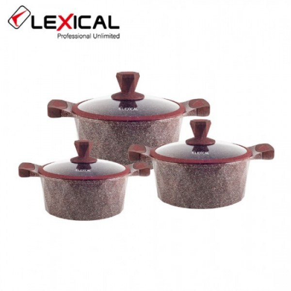 Набор кастрюль с крышками 20/24/28 см Lexical LG-340601- 4 Red (6 предметов), Красный
Набор кастрюль с крышками 20/24/28 см Lexical LG-340601- 4 Red (6 предметов), Красный