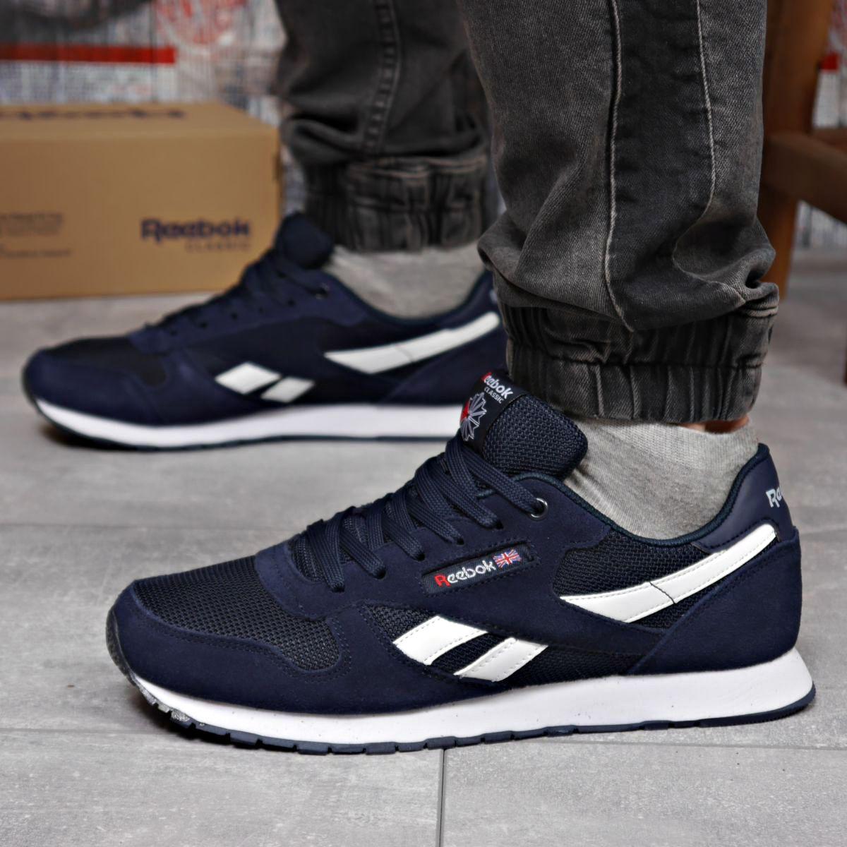 Кроссовки мужские Reebok Classic синие, Рибок Классик, натуральная замша, сетка, прошиты. Код DO-18212 43, Синий
Кроссовки мужские Reebok Classic синие, Рибок Классик, натуральная замша, сетка, прошиты. Код DO-18212 43, Синий