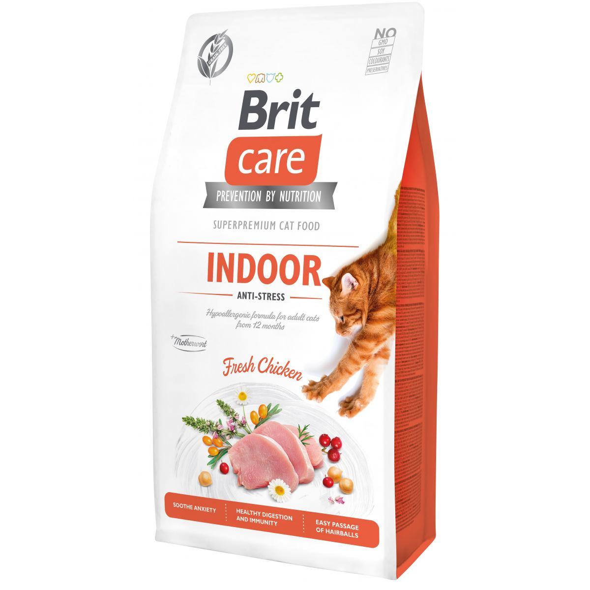 Сухой корм для кошек, живущих в помещении Brit Care Cat GF Indoor Anti-stress, 7 кг
Сухой корм для кошек, живущих в помещении Brit Care Cat GF Indoor Anti-stress, 7 кг
