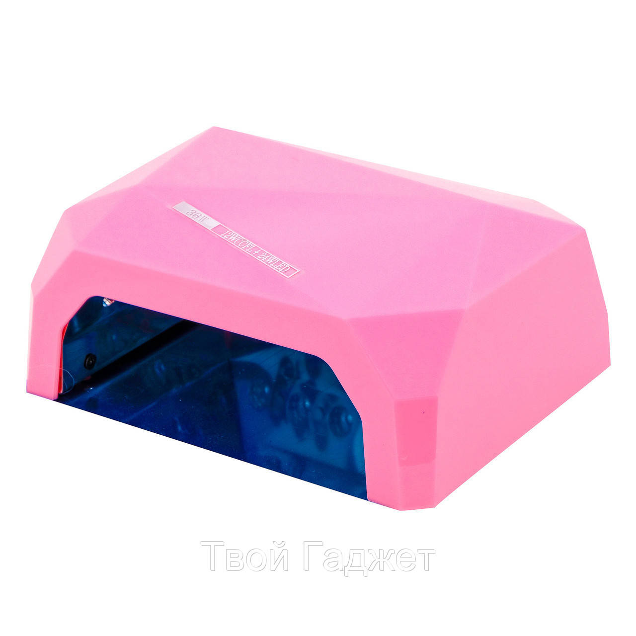 Гибридная маникюрная лампа CCFL+LED 36W Pink Лампа для сушки ногтей в Украине, Розовый
Гибридная маникюрная лампа CCFL+LED 36W Pink Лампа для сушки ногтей в Украине, Розовый