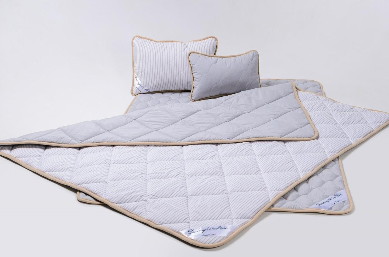 Комплект Goodnight.Store (Max): Ковдра 140х100 + Наматрасник 70х140 + Подушка 40х40 Дитячий колір Сірий /
Комплект Goodnight.Store (Max): Ковдра 140х100 + Наматрасник 70х140 + Подушка 40х40 Дитячий колір Сірий /