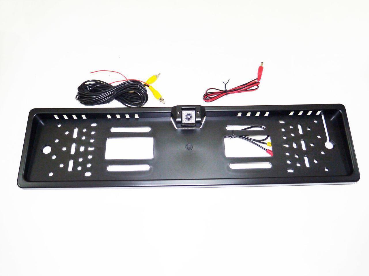 Авто рамка для номерного знака со встроенной камерой и LED подсветкой номера, 16 светодиодов, черная/black
Авто рамка для номерного знака со встроенной камерой и LED подсветкой номера, 16 светодиодов, черная/black