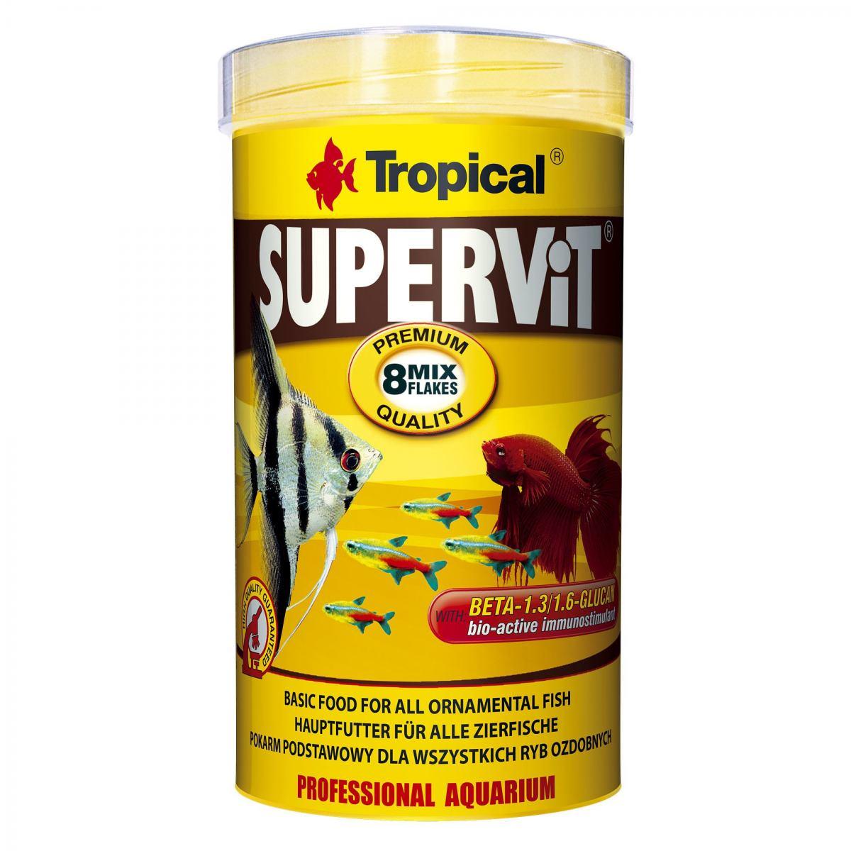 Сухой корм для аквариумных рыб Tropical в хлопьях «Supervit» 500 мл (для всех аквариумных рыб)
Сухой корм для аквариумных рыб Tropical в хлопьях «Supervit» 500 мл (для всех аквариумных рыб)