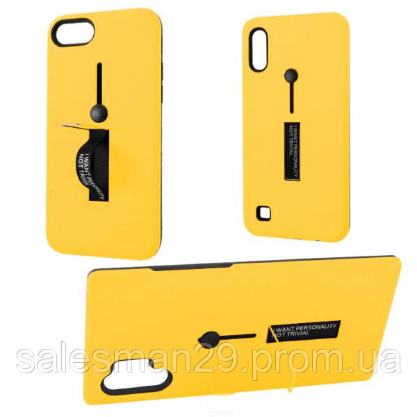 Чехол противоударный Metal Kickstand Soft Touch с держателем Apple iPhone XS Max Желтый
Чехол противоударный Metal Kickstand Soft Touch с держателем Apple iPhone XS Max Желтый