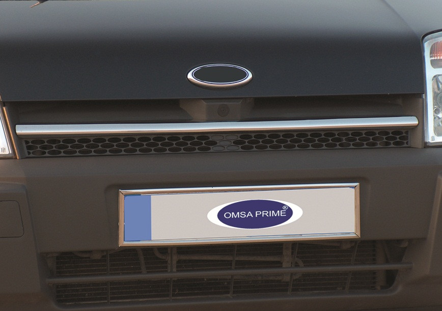 Ford Connect 2002-2006 гг. Накладки на решетку радиатора (1 шт, нерж.) OmsaLine - Итальянская нержавейка
Ford Connect 2002-2006 гг. Накладки на решетку радиатора (1 шт, нерж.) OmsaLine - Итальянская нержавейка