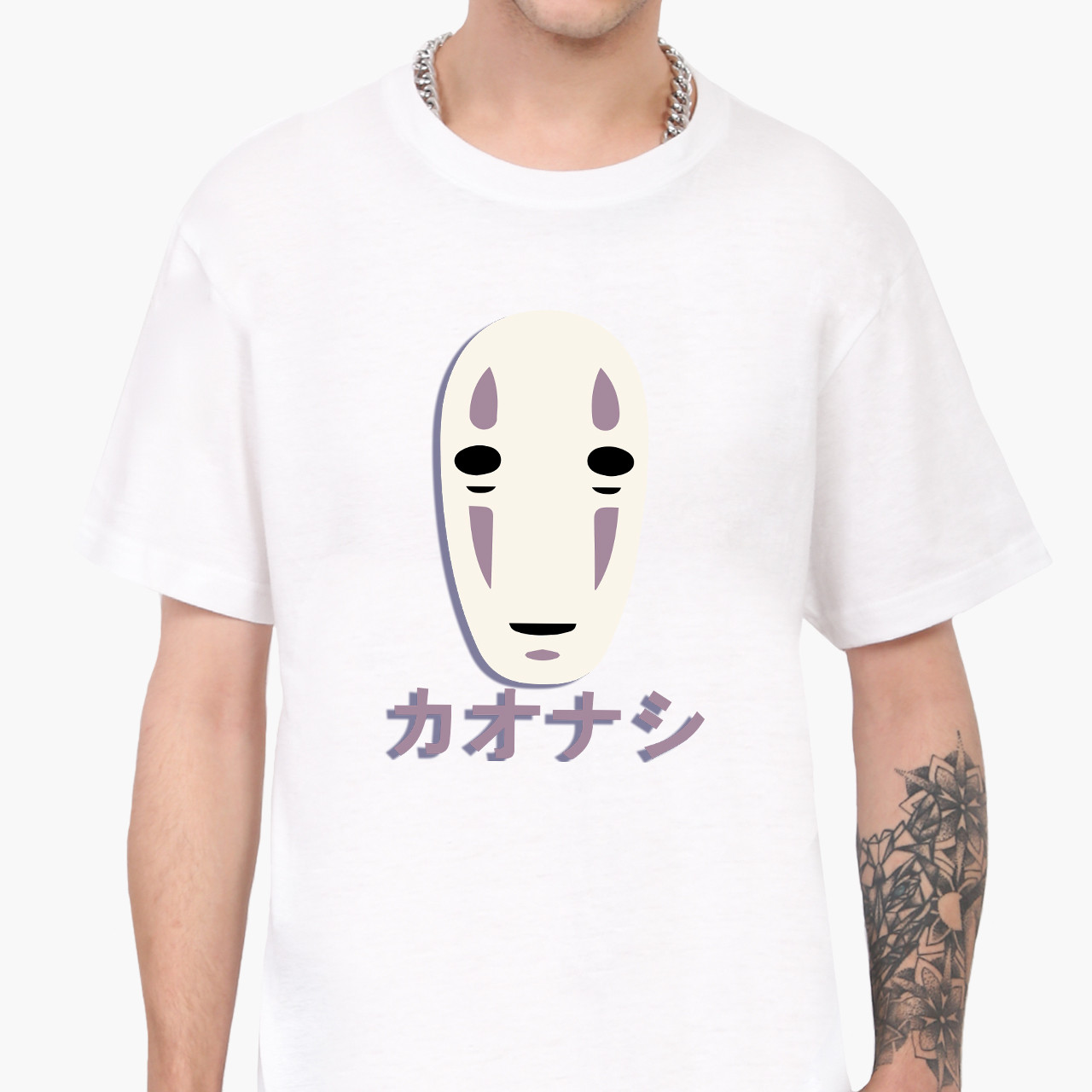 Футболка мужская Безликий Бог Каонаси Унесённые призраками (Spirited Away) Белый (9223-2646) XXL
Футболка мужская Безликий Бог Каонаси Унесённые призраками (Spirited Away) Белый (9223-2646) XXL