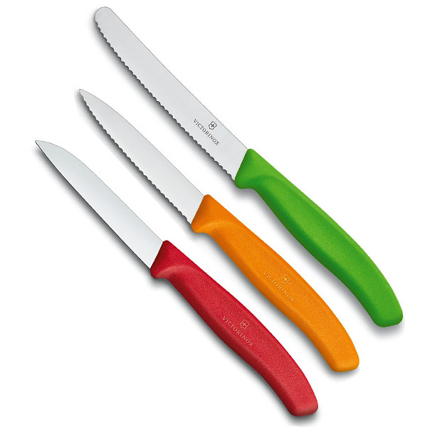 Набор кухонных овощных ножей Victorinox Swiss Classic Paring Set 3 шт Разноцветные (6.7116.32)
Набор кухонных овощных ножей Victorinox Swiss Classic Paring Set 3 шт Разноцветные (6.7116.32)