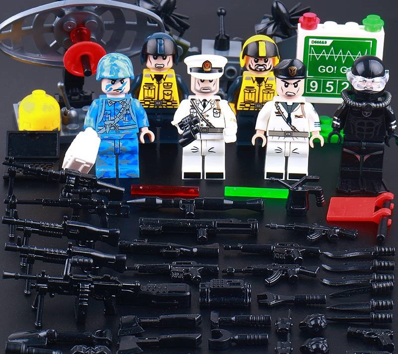 Минифигурки американских морпехов и офицеров,морские котики США SEAL аналог лего Lego
Минифигурки американских морпехов и офицеров,морские котики США SEAL аналог лего Lego