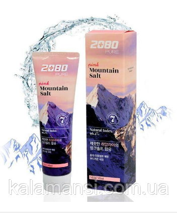 Зубная паста с розовой гималайской солью Dental Clinic 2080 Pure Pink Mountain Salt Toothpaste Mild Mint 160 г
Зубная паста с розовой гималайской солью Dental Clinic 2080 Pure Pink Mountain Salt Toothpaste Mild Mint 160 г