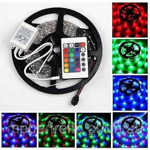 Светодиодная RGB Led лента 3528, влагозащищенная светодиодная лента 5м 220 вольт + блок питания и пульт
Светодиодная RGB Led лента 3528, влагозащищенная светодиодная лента 5м 220 вольт + блок питания и пульт