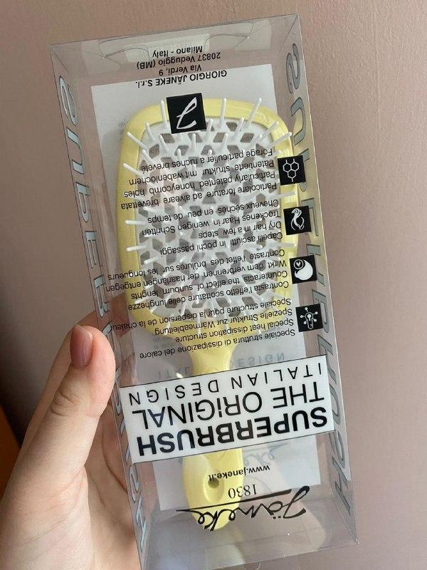 Расческа для волос Janeke 1830 Superbrush The Original Italian Не запутывает волосы
Расческа для волос Janeke 1830 Superbrush The Original Italian Не запутывает волосы