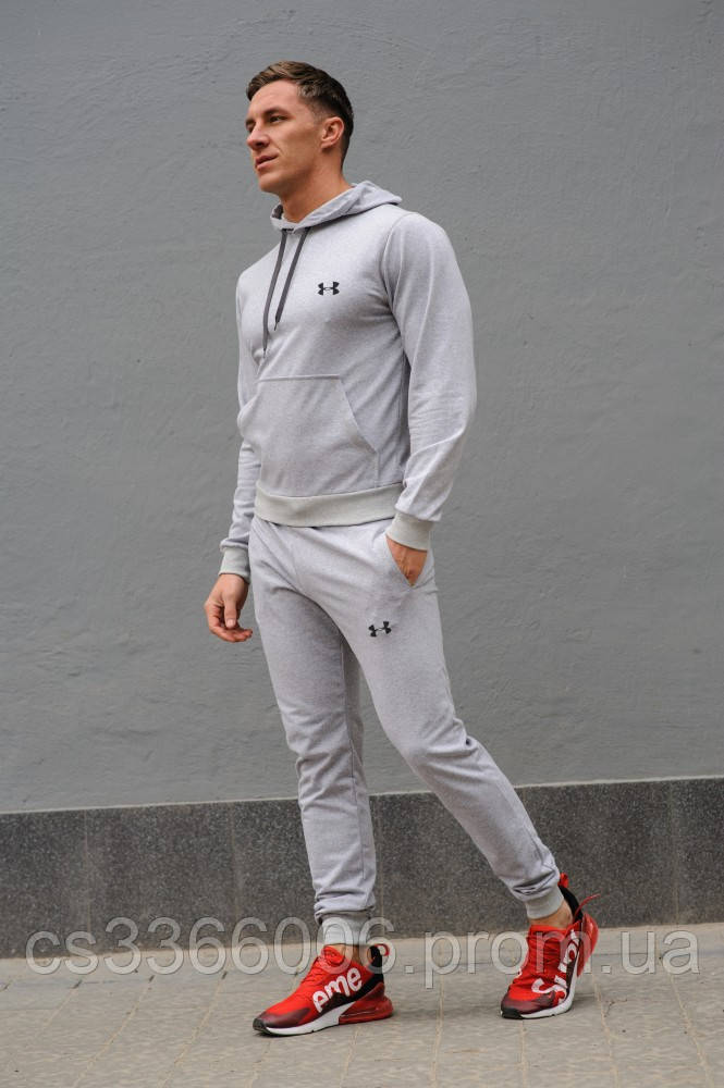Cерый мужской спортивный костюм Under Armour (Андер Армор), весна-осень (реплика), Серый
Cерый мужской спортивный костюм Under Armour (Андер Армор), весна-осень (реплика), Серый