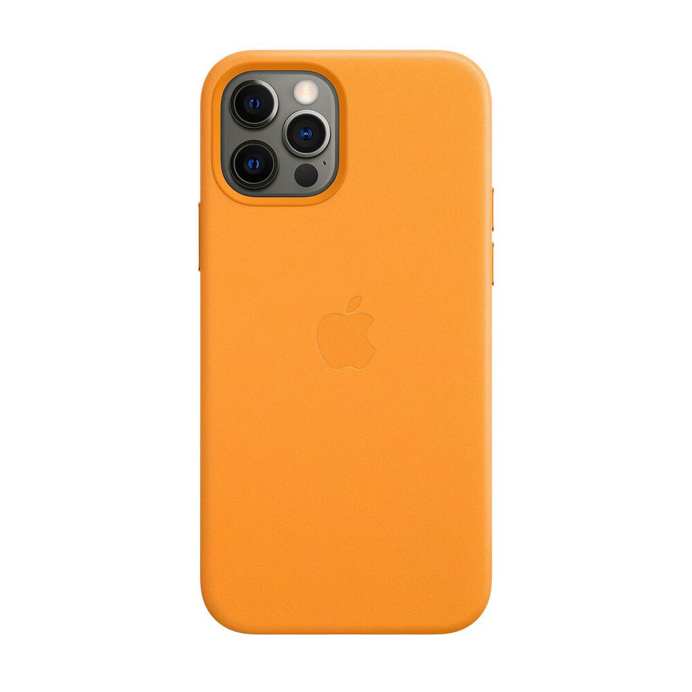Кожаный чехол Apple Leather Case with MagSafe California Poppy (MHKH3) для iPhone 12 Pro Max, Оранжевый
Кожаный чехол Apple Leather Case with MagSafe California Poppy (MHKH3) для iPhone 12 Pro Max, Оранжевый