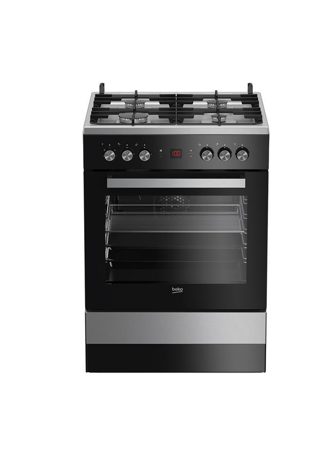 Плита комбинированная Beko - 60х60 см/газ-контр/чугун/72л/8 прогр./диспл/чер. стекло (FSM62530DXMS)
Плита комбинированная Beko - 60х60 см/газ-контр/чугун/72л/8 прогр./диспл/чер. стекло (FSM62530DXMS)