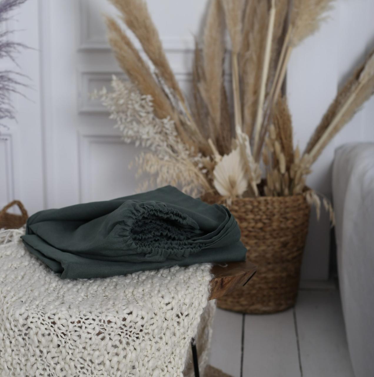 Крафтовая простыня льняная Luxury Linen Green Forest Зеленая 100% Лен, Зеленый: зеленый
Крафтовая простыня льняная Luxury Linen Green Forest Зеленая 100% Лен, Зеленый: зеленый