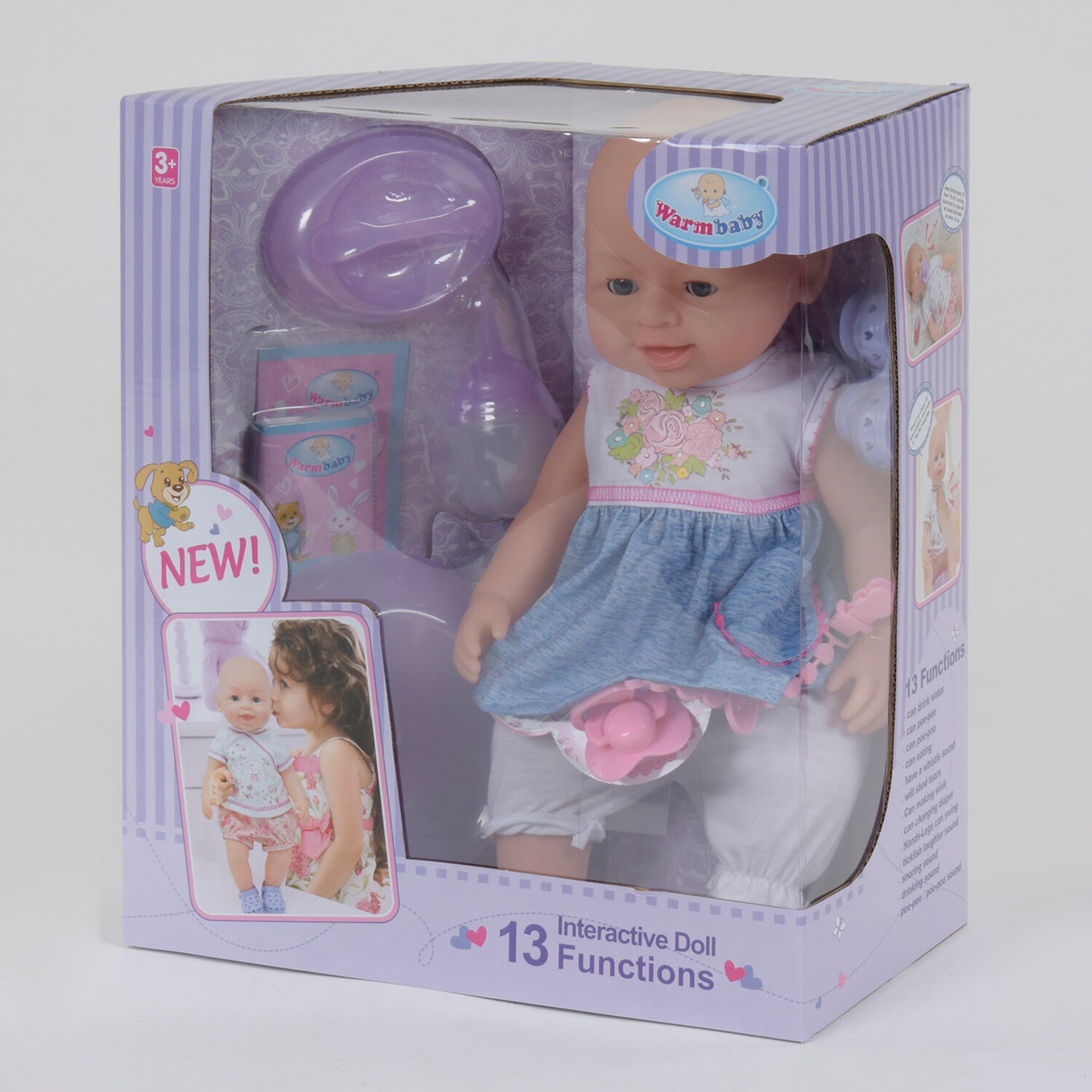 Кукла Реборн (пупс), девочка "Warm Baby" 13 функций, звуковые эффекты, на батарейках вид 4
Кукла Реборн (пупс), девочка "Warm Baby" 13 функций, звуковые эффекты, на батарейках вид 4