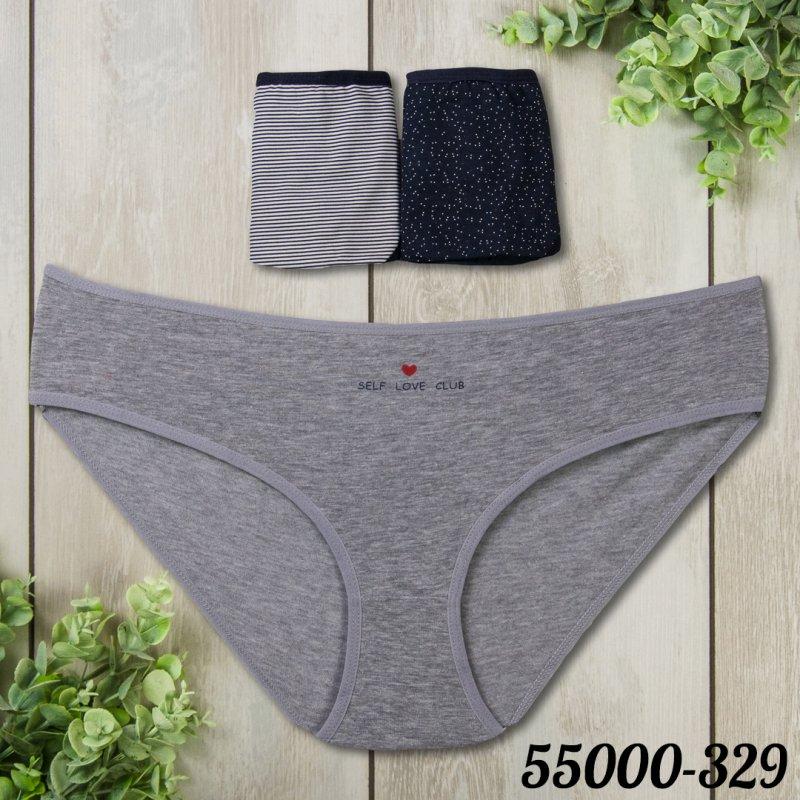 Набор женские трусы-слипы батал (3 шт/уп) Dominant (Турция) 55000-329 XXL, Разные цвета
Набор женские трусы-слипы батал (3 шт/уп) Dominant (Турция) 55000-329 XXL, Разные цвета