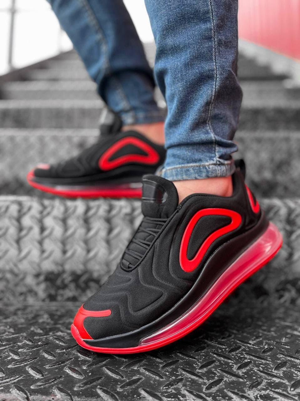 Кроссовки мужские в стиле Nike Air Max 720 черные с красным. Повседневная обувь Nike! 42, Черный
Кроссовки мужские в стиле Nike Air Max 720 черные с красным. Повседневная обувь Nike! 42, Черный