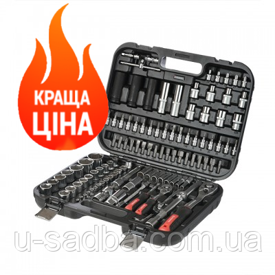 Профессиональный автомобильный набор инструментов 111 ед. STORM, 1/2", 1/4", Сr-V INTERTOOL ET-8111
Профессиональный автомобильный набор инструментов 111 ед. STORM, 1/2", 1/4", Сr-V INTERTOOL ET-8111