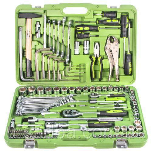 Универсальный набор инструмента 1/4"(4-10мм)&3/8" (6-22мм)&1/2"(8-32мм), 143 предм. (ALLOID НГ-4143П)
Универсальный набор инструмента 1/4"(4-10мм)&3/8" (6-22мм)&1/2"(8-32мм), 143 предм. (ALLOID НГ-4143П)