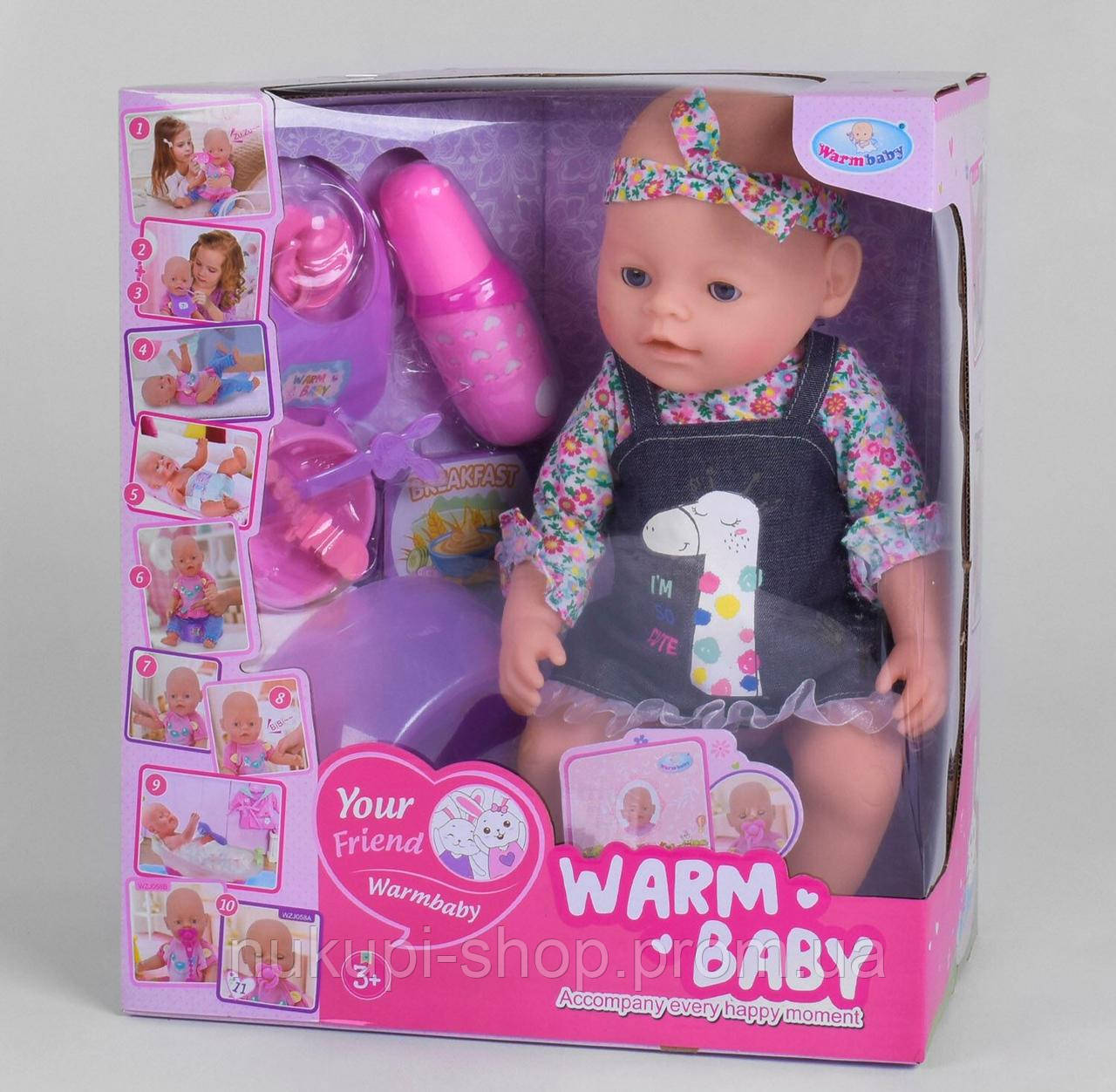 Пупс функциональный "Warm Baby" 10 функций, ходит в туалет, кушает, оснащен пищалкой, с аксессуарами, в
Пупс функциональный "Warm Baby" 10 функций, ходит в туалет, кушает, оснащен пищалкой, с аксессуарами, в